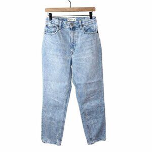 Abercrombie & Fitch Curve Love 90s Straight Ultra High Rise Jeans Light Wash 29